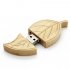 Ants Wooden Cute Leaf Shape Flash Drive   32G  White