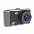 Anytek A60 Car 4 Inch Ips Screen 1080P HD 170 Degree Wide Angle Dual Camera Adas Driving Recorder Black