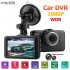Anytek X18 3 0 Inch Car DVRs Recorder 1080P FHD Dual Lens Car DVR Camera Video Recorder NTK96220 WDR G sensor Dash Cam