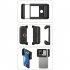 Apl f001 Professional Universal Mobile Phone Cage Lens Clip For Mobile Phone Positioning Videos Recording black