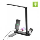Apple Watch iPhone Charging Stand with built in lamp comes with Qi Charging  Type C USB port and USB 2 0 for recharging all your portable devices