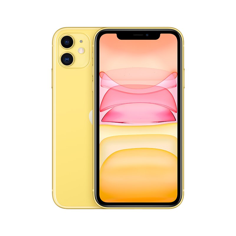 Apple iPhone 11 Dual 12MP Camera 128GB ROM A13 Chip 4G LTE  Slow Selfie Smartphone Yellow