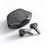 Apro366 Waterproof Wireless Bluetooth compatible  Earphone Sport Headphones  Noise Reduction Gaming Headset  No delay In ear Universal black