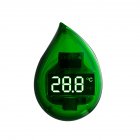 Aquarium Fish Tank Mini Thermometer 0-99.9 °C  Electronic High-precision Led Digital Display Thermometer green