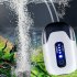 Aquarium Oxygen Air Pump With Rechargeable Lithium Battery Portable Silent Energy saving Outdoor Fishing Compressor AR 11 single hole