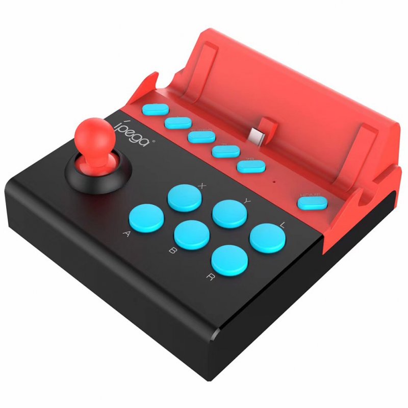 Arcade Game Controller IPEGA-9136 Aarcade Game Joystick Controller Plug and Play Support Combo Red black