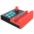 Arcade Game Controller IPEGA 9136 Aarcade Game Joystick Controller Plug and Play Support Combo Red black
