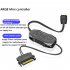 Argb Mini Controller With Lengthen Cable Wide Compatibility 5v 3 pin To SATA Power Supply RGB Sync Controller black