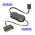 Argb Mini Controller With Lengthen Cable Wide Compatibility 5v 3 pin To SATA Power Supply RGB Sync Controller black