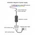Argb Mini Controller With Lengthen Cable Wide Compatibility 5v 3 pin To SATA Power Supply RGB Sync Controller black