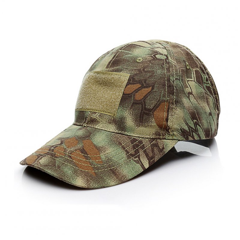 Army Fan Outdoor Baseball Cap Tactical Camouflage Cap Jungle Python Pattern _One size