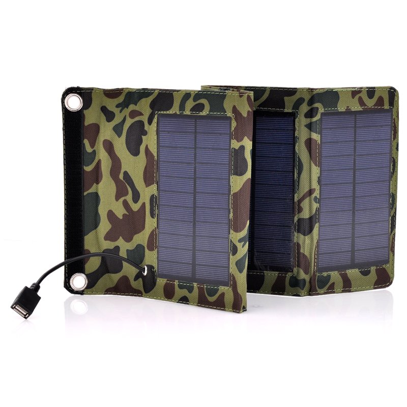 Army Style Camouflage Folding Solar Panel