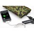 Army Style Camouflage Folding Solar Panel for Outdoors is 7W  5 5V  Weatherproof and has a USB Charging Plug