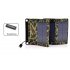 Army Style Camouflage Folding Solar Panel for Outdoors is 7W  5 5V  Weatherproof and has a USB Charging Plug