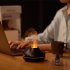 Aroma Fire Flame Diffuser Flame Humidifier Portable Ultra Silent Cool Mist Humidifier With Waterless Auto Off Protection Essential Oils Humidifier For Office Be