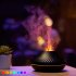 Aroma Fire Flame Diffuser Flame Humidifier Portable Ultra Silent Cool Mist Humidifier With Waterless Auto Off Protection Essential Oils Humidifier For Office Be