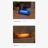 Aromatherapy Diffuser 150ml USB Flame Aromatherapy Machine with 7 LED Color Changing Lights DQ711 Black