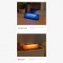 Aromatherapy Diffuser 150ml USB Flame Aromatherapy Machine with 7 LED Color Changing Lights DQ711 Black