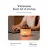 Aromatherapy Diffuser 180ml Ultrasonic Aromatherapy Humidifier USB Flame Aromatherapy Machine with 7 LED Lights Black