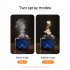 Aromatherapy Diffuser 180ml Ultrasonic Aromatherapy Humidifier USB Flame Aromatherapy Machine with 7 LED Lights Black