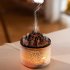 Aromatherapy Diffuser 180ml Ultrasonic Aromatherapy Humidifier USB Flame Aromatherapy Machine with 7 LED Lights Black