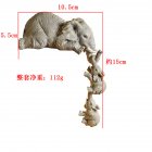 Artifical Ornaments Three Hanging Elephants Figurines Resin  Crafts Household Decoration 3 elephants W78