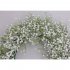 Artificial Babysbreath Wreath Garland for Party Weddings Front Door Decoration white 40CM