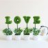 Artificial  Bonsai Home  Love   Sculpted  Topiary Ceramic Pots For  Valentine  Day Pink love
