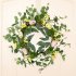Artificial Easter Egg Wreath Front Door Window Hanging Wreath Simulation Garland For Easter Decorations Egg Sunflower Wreath
