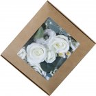 Artificial Flowers Combo Fake Flowers Diy Wedding Bouquets Combo Bridal Baby Shower Home Decorations White