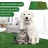 Artificial Grass Dog Pee Mat For Puppy Professional Dog Potty Training Rug Washable Pet Turf Fake Grass Replacement Doormat For Indoor Oudoor grass   30 x 30cm 