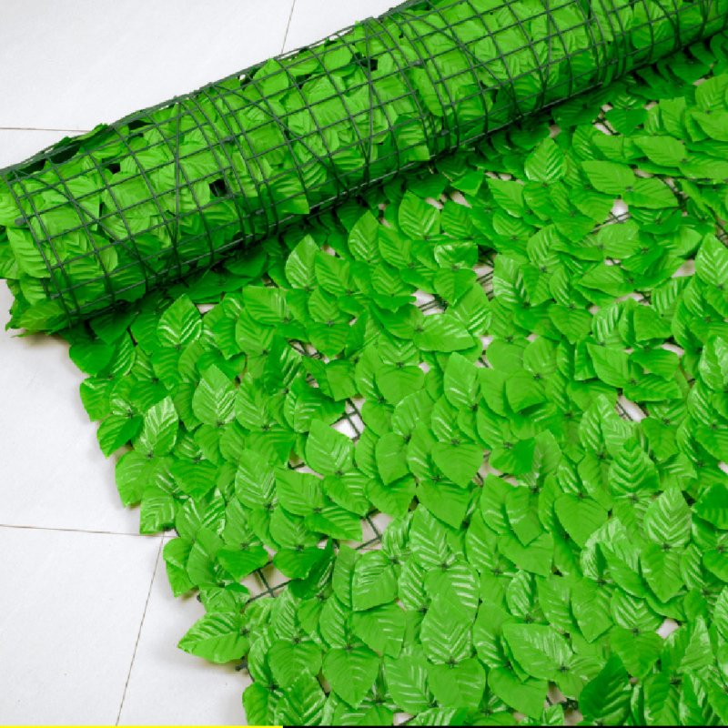 Artificial Hedges Faux Leaves Fence Privacy Screen Cover Panels  Decorative Trellis