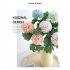 Artificial  Hydrangea Fake Flower Arch Road Wedding Decoration Photography Props Orange