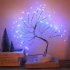 Artificial Light Tree Light 108led Desktop Bonsai Pearl Tree Lamp warm white with RC