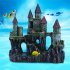 Artificial Resin Castle Shape Aquarium Fish Bowl Landscaping Cave Decoration As shown