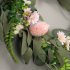 Artificial Wreath Easter Eggs Eucalyptus Wicker Decorative Wreath Floral Garland For Home Decoration as shown in the picture