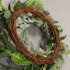 Artificial Wreath Easter Eggs Eucalyptus Wicker Decorative Wreath Floral Garland For Home Decoration as shown in the picture