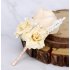 Artificial Wrist Flower  Corsage for Wedding Party Bride Bridegroom Accessories white wrist flower