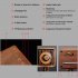As19 Retro Wireless Bluetooth compatible Speaker Hands free Call Card U Disk Loudspeaker Nostalgic Audio Gramophone Pear Gold