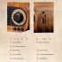 As70 Retro Wireless Bluetooth compatible Speaker Hands free Call Card U Disk Loudspeaker Nostalgic Audio Gramophone pear color