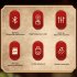 As70 Retro Wireless Bluetooth compatible Speaker Hands free Call Card U Disk Loudspeaker Nostalgic Audio Gramophone pear color