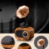 As70 Retro Wireless Bluetooth compatible Speaker Hands free Call Card U Disk Loudspeaker Nostalgic Audio Gramophone pear color