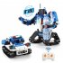 Assembled Building Blocks Remote  Control  Car  Toys 2 in 1 Deformation Robot   Vehicle Model Holiday Gifts For Boys Children C51049