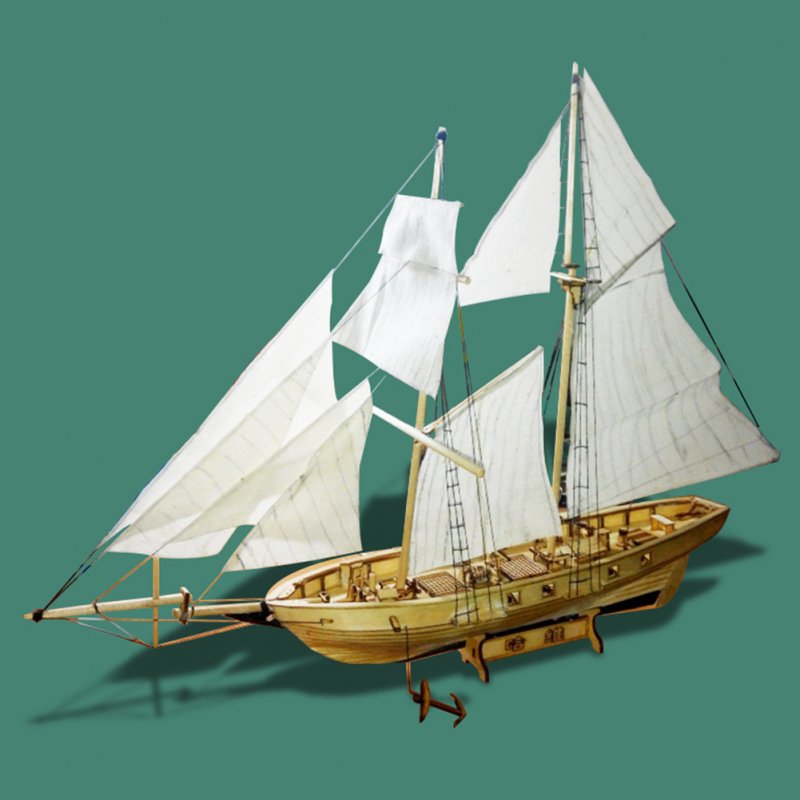Ship Model Wooden Sailboat Toys DIY