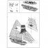 Assembling  Model Harvey Wooden Ship Diy Sailboat Assembly  Model White box