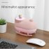 Astronaut Humidifier 2 in 1 Night Light Humidifier With USB Charging Cable Cotton Swab Household 300ml Desktop Cool Mist Humidifiers For Car Office Bedroom pink