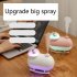 Astronaut Humidifier 2 in 1 Night Light Humidifier With USB Charging Cable Cotton Swab Household 300ml Desktop Cool Mist Humidifiers For Car Office Bedroom pink