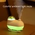 Astronaut Humidifier 2 in 1 Night Light Humidifier With USB Charging Cable Cotton Swab Household 300ml Desktop Cool Mist Humidifiers For Car Office Bedroom pink