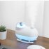 Astronaut Humidifier 2 in 1 Night Light Humidifier With USB Charging Cable Cotton Swab Household 300ml Desktop Cool Mist Humidifiers For Car Office Bedroom pink