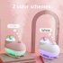 Astronaut Humidifier 2 in 1 Night Light Humidifier With USB Charging Cable Cotton Swab Household 300ml Desktop Cool Mist Humidifiers For Car Office Bedroom pink